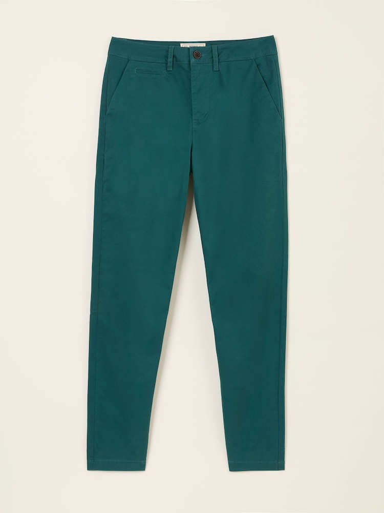 fat face Rye Teal Blue Chino Trousers