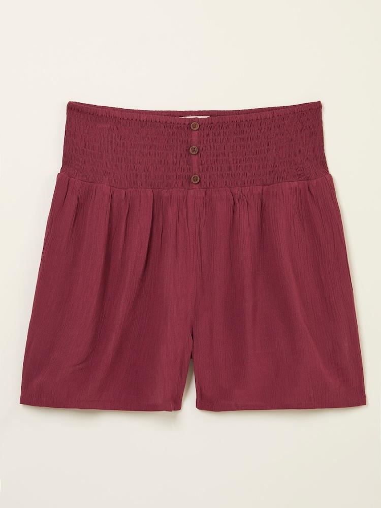 fat face Rylee Burgundy Red Flippy Shorts