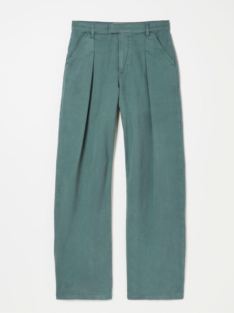 fat face Saffron Blue Wide Leg Trousers