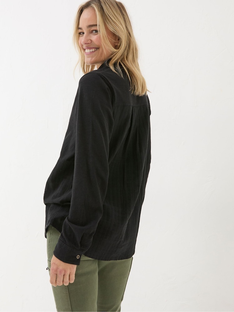 Fat Face Sammy Black Shirt Tunic
