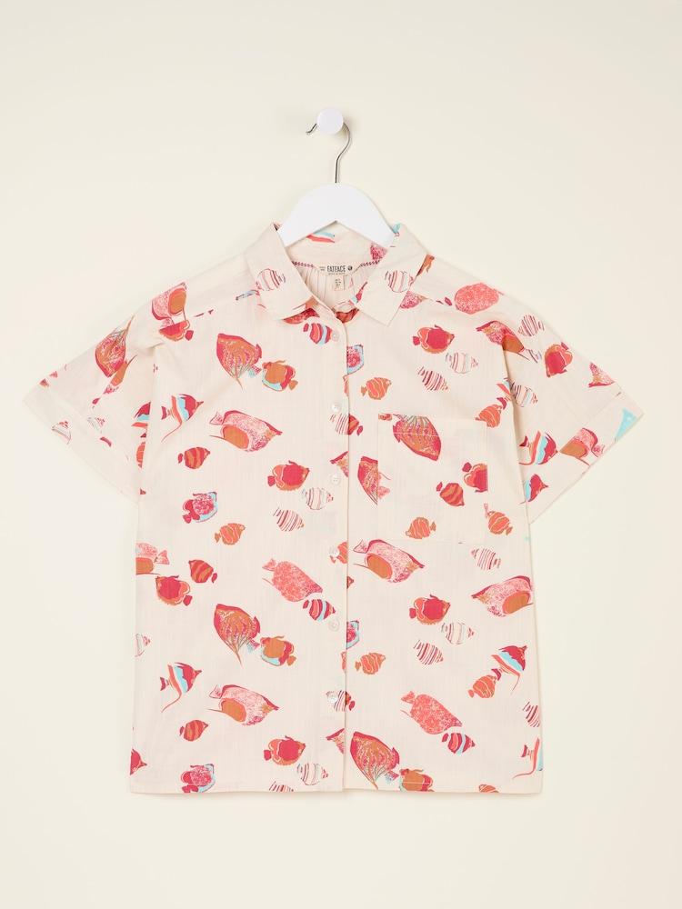 fat face Sanchez Ivory Shoal Shirt