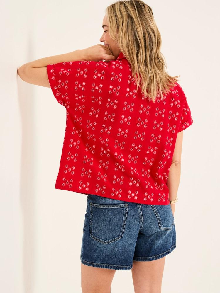 Fat Face Sanchez Red Shirt