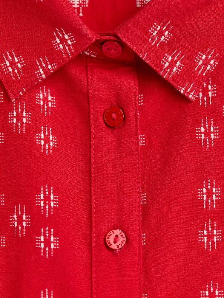 fat face Sanchez Red Shirt