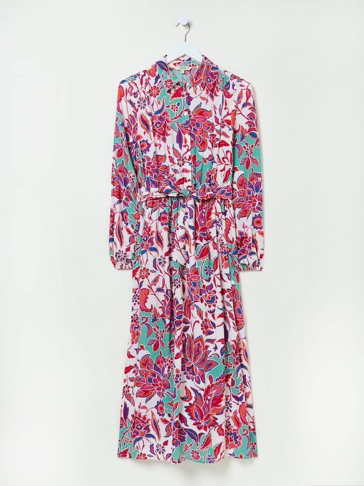 fat face Scheana Ivory Festival Floral Midi Dress