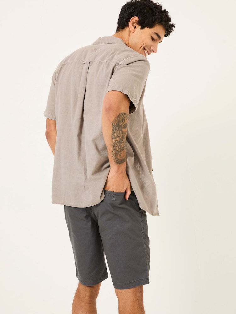 Fat Face Seaton Dark Grey Pull On Shorts