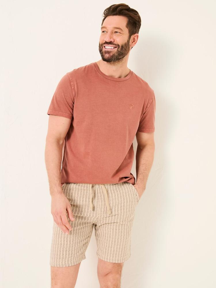 Fat Face Seaton Natural Stripe Pull On Shorts