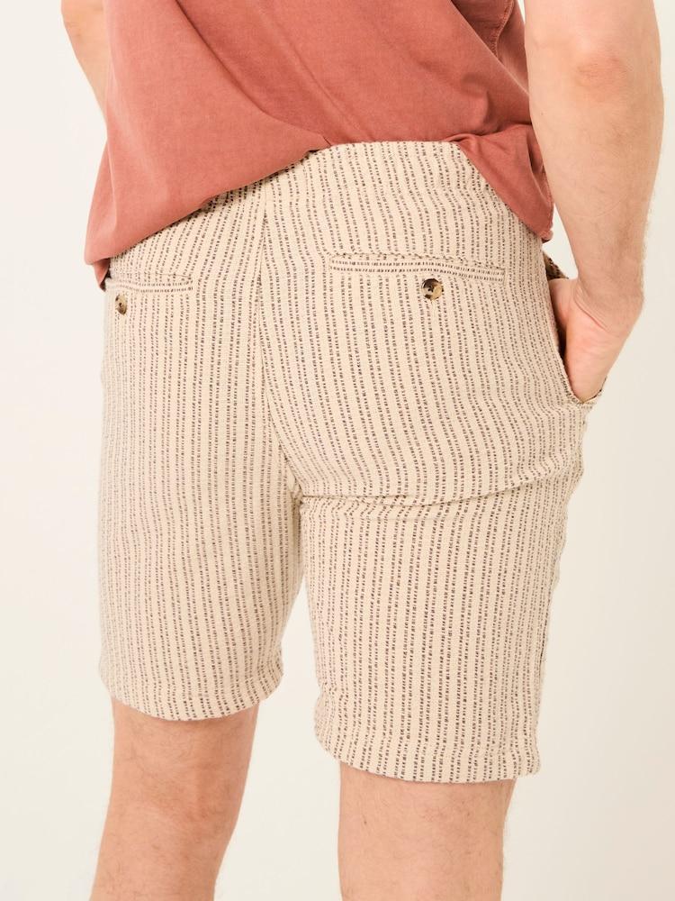 Fat Face Seaton Natural Stripe Pull On Shorts