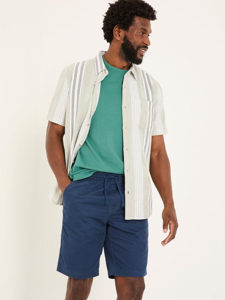 Fat Face Seaton Navy Blue Pull On Shorts