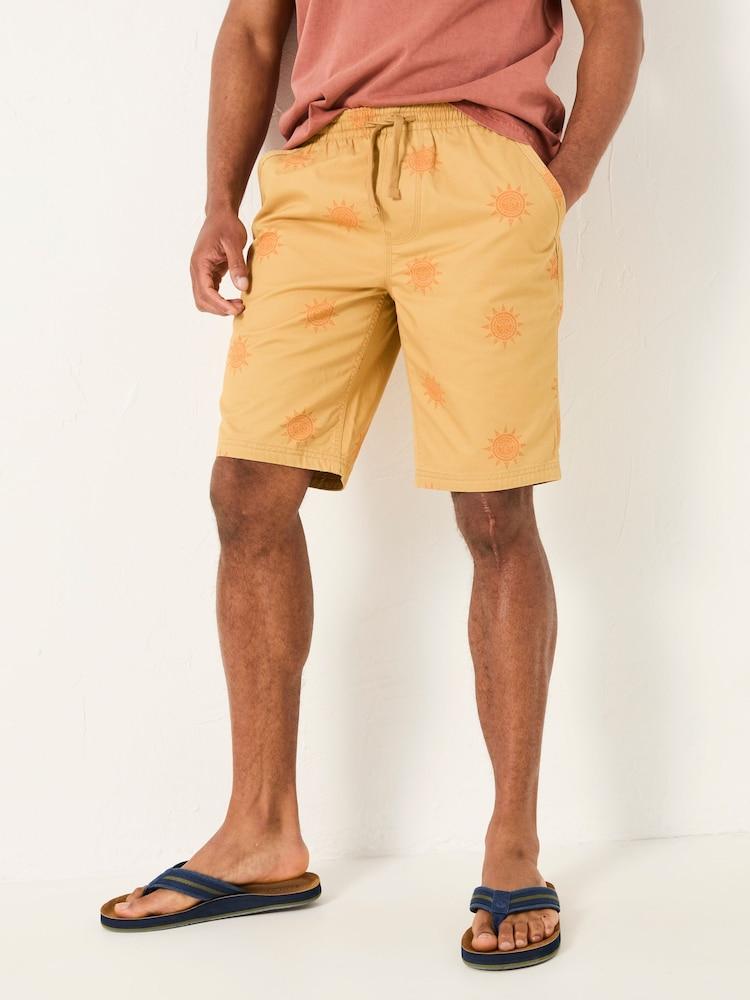 Fat Face Seaton Yellow Sun Pull On Shorts