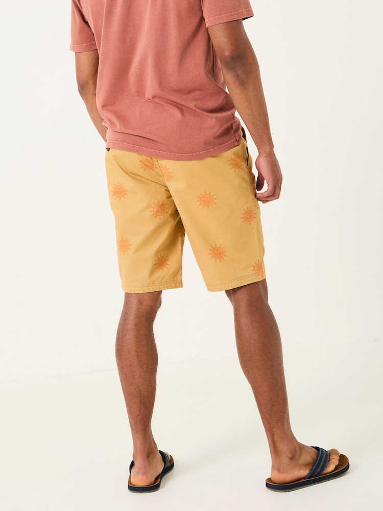 Fat Face Seaton Yellow Sun Pull On Shorts