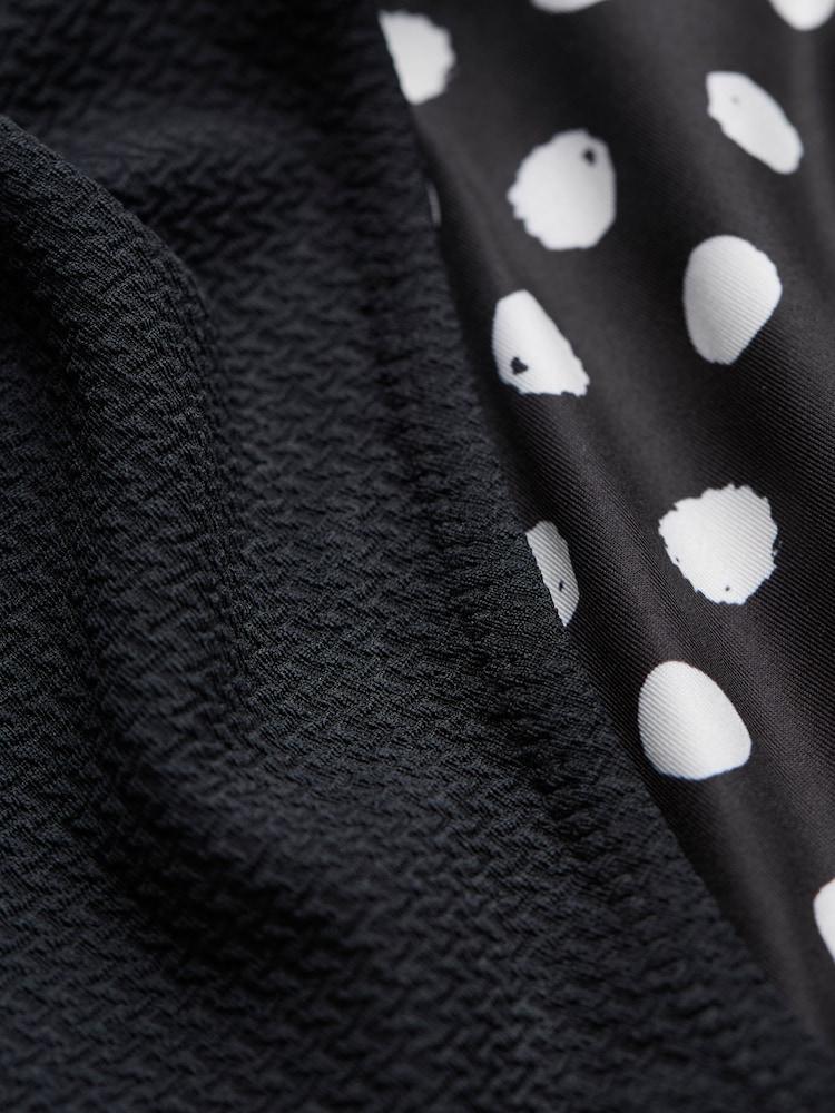 fat face Sennen Black Twist Swimsuit