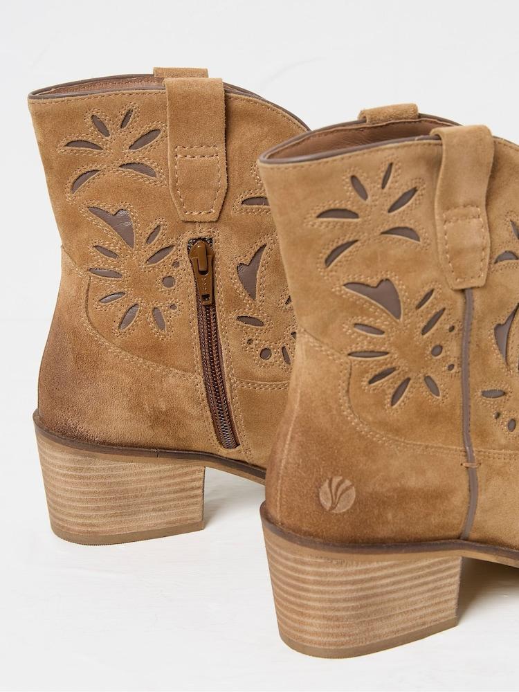 fat face Shay Brown Western Boots