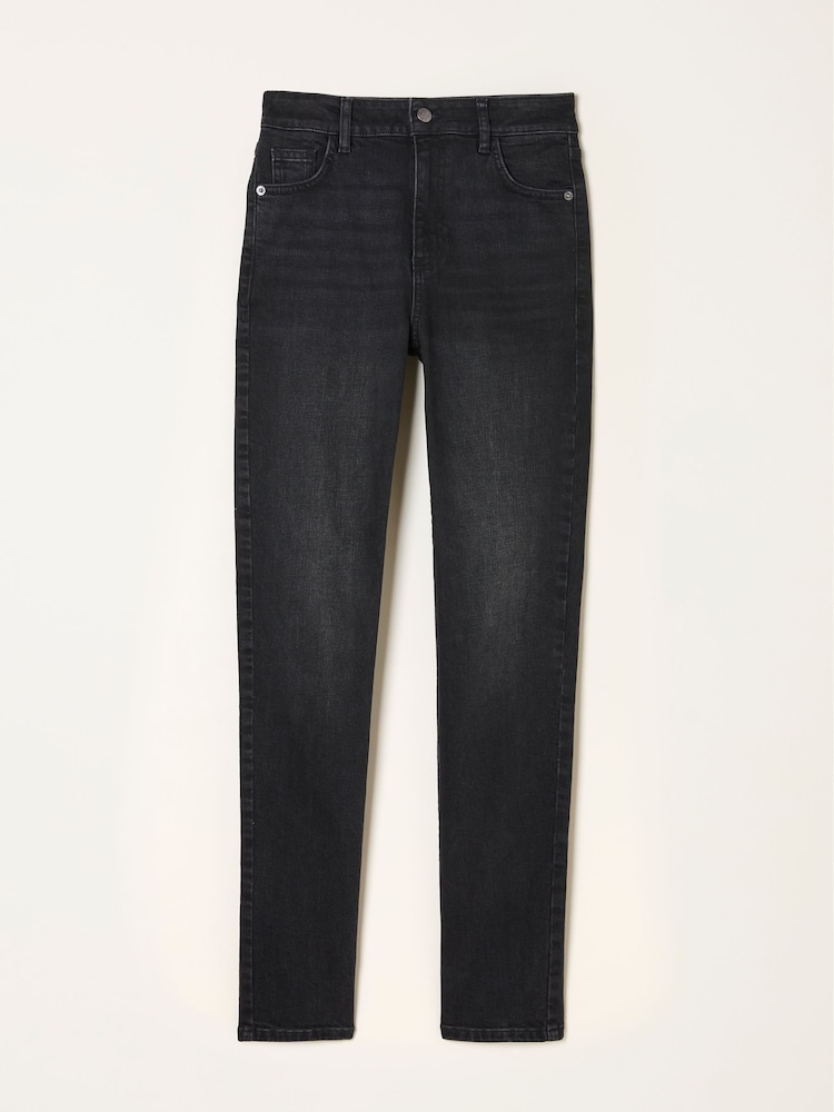 fat face Shenley Washed Black Slim Jeans