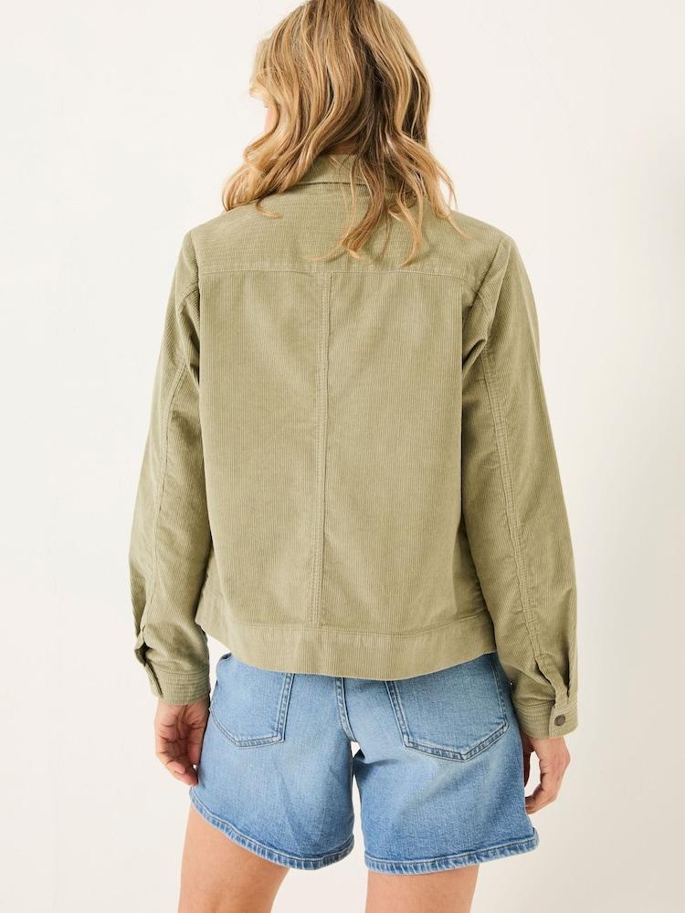 Fat Face Sienna Dusky Green Cord Jacket