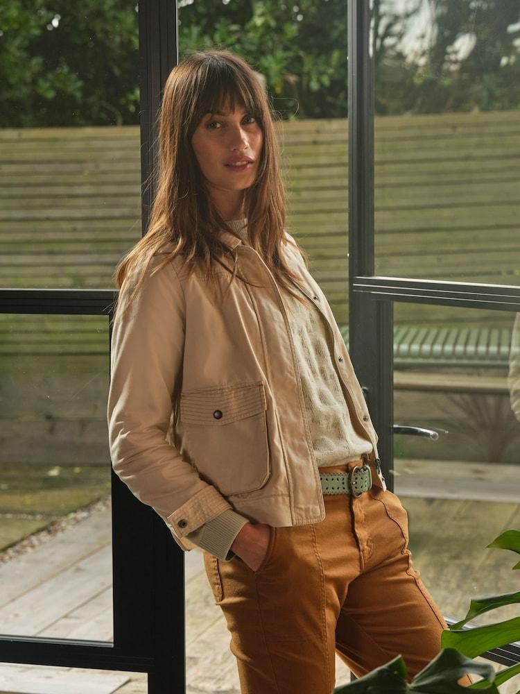 Fat Face Sienna Light Stone Cord Jacket