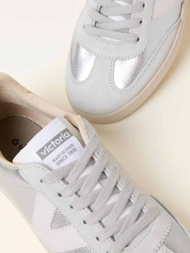 Fat Face Silver Victoria Berlin Trainers