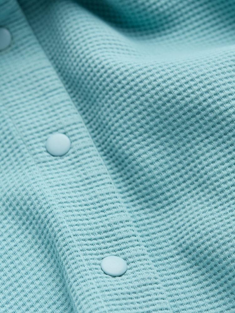 fat face Skye Aqua Blue Waffle 100% Cotton Shirt