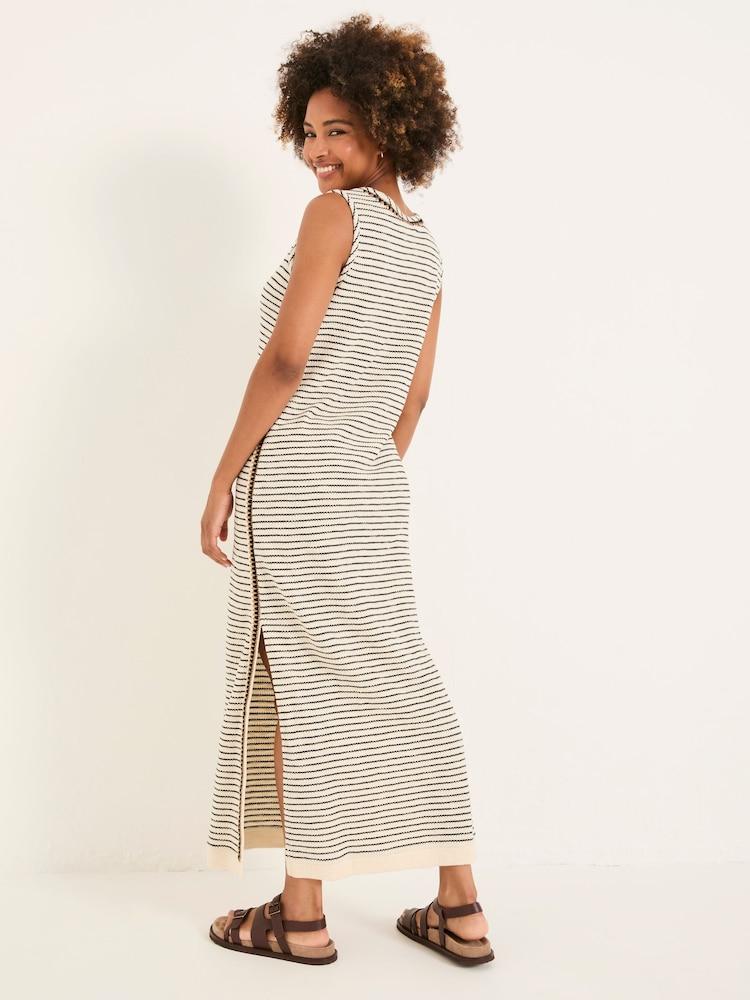 Fat Face Stone Beachwear Stripe Dress