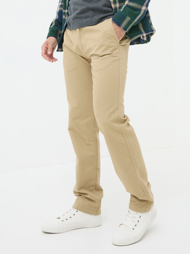 Fat Face Stone Beige Modern Coastal Chinos