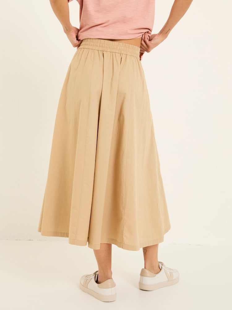 Fat Face Stone Sulli Poplin Skirt