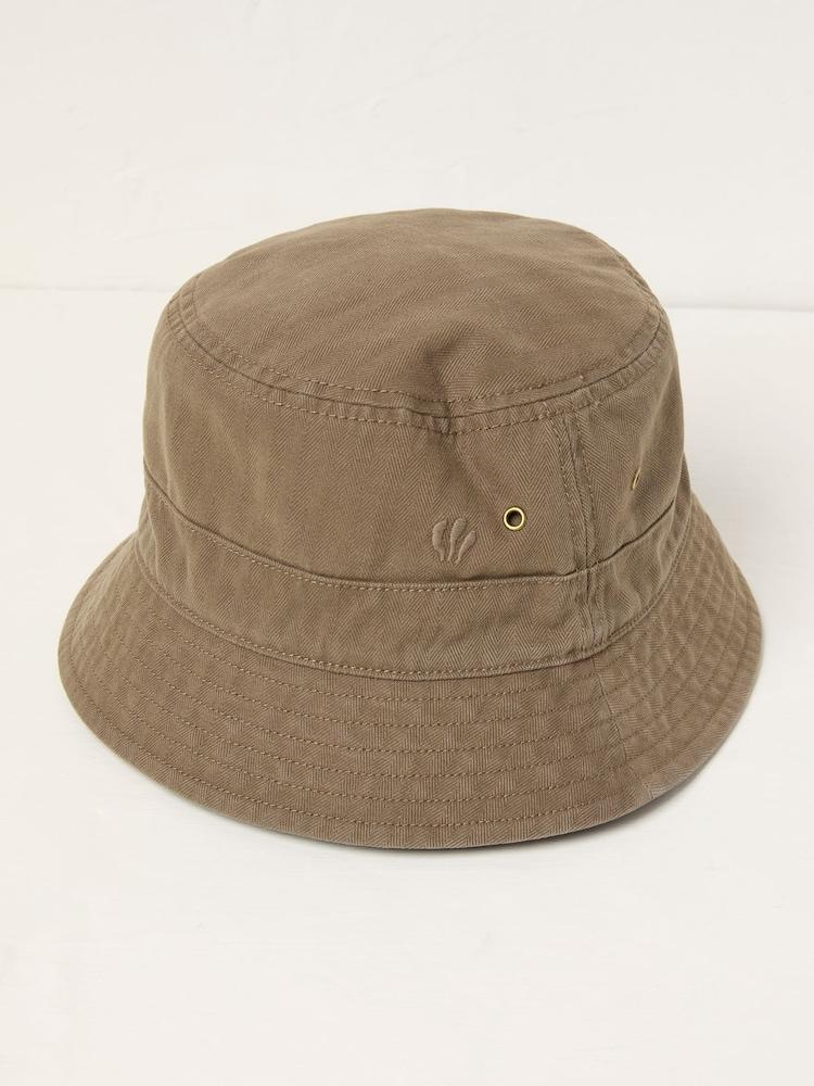 Fat Face Stone Washed Bucket 100% Cotton Hat