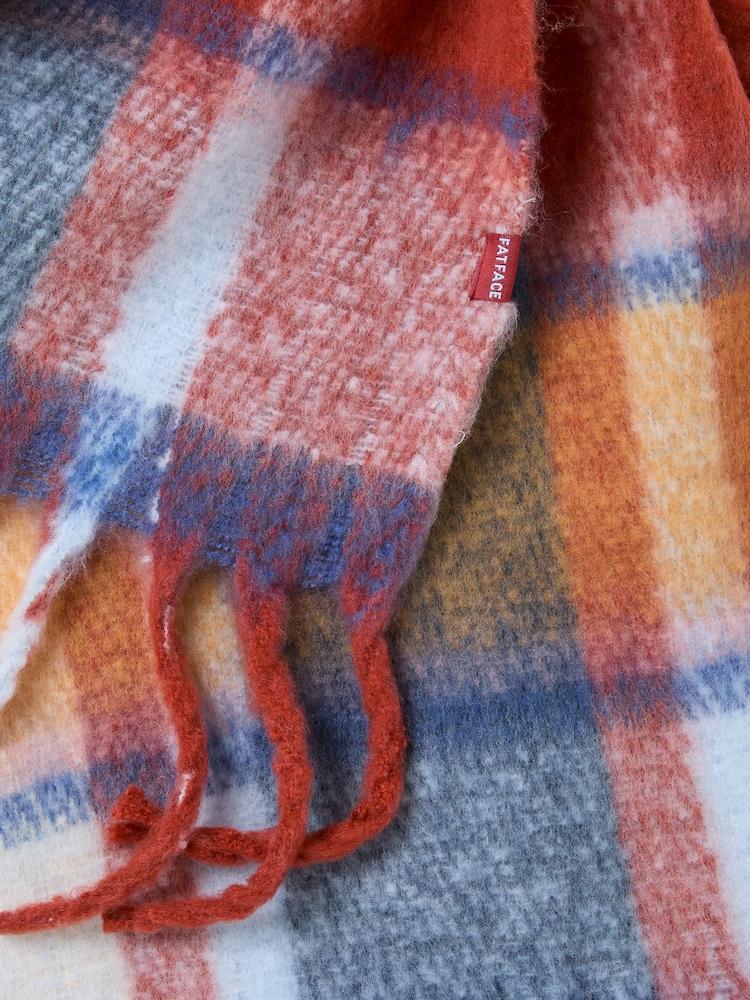 Fat Face Susie Multi Check Scarf