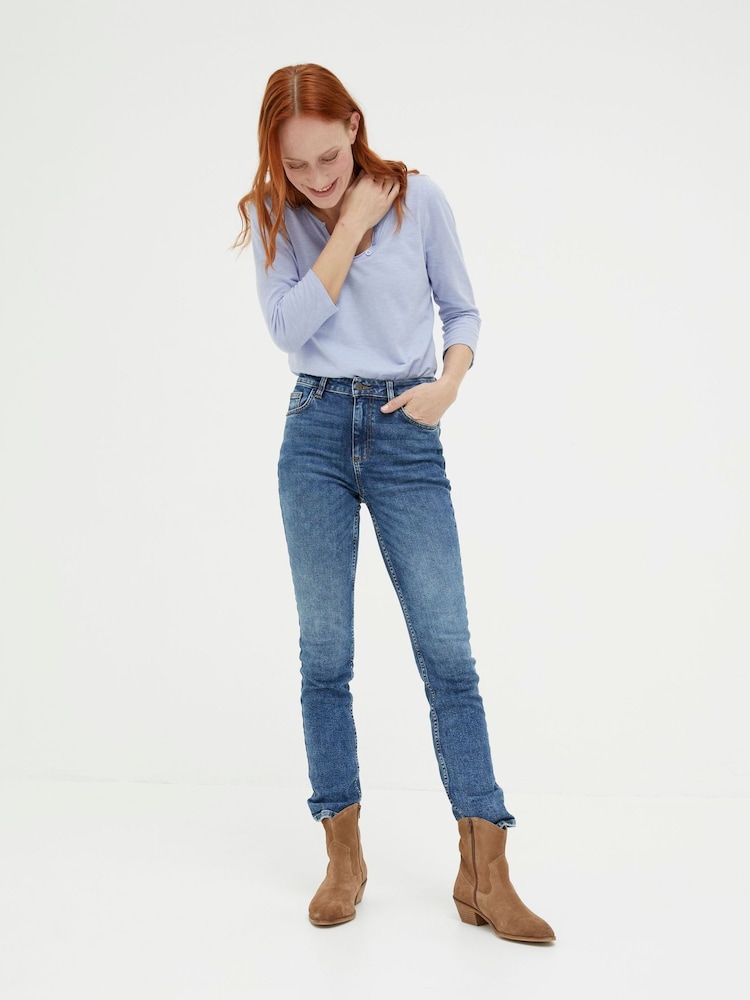 Fat Face Sway Blue Slim Jeans