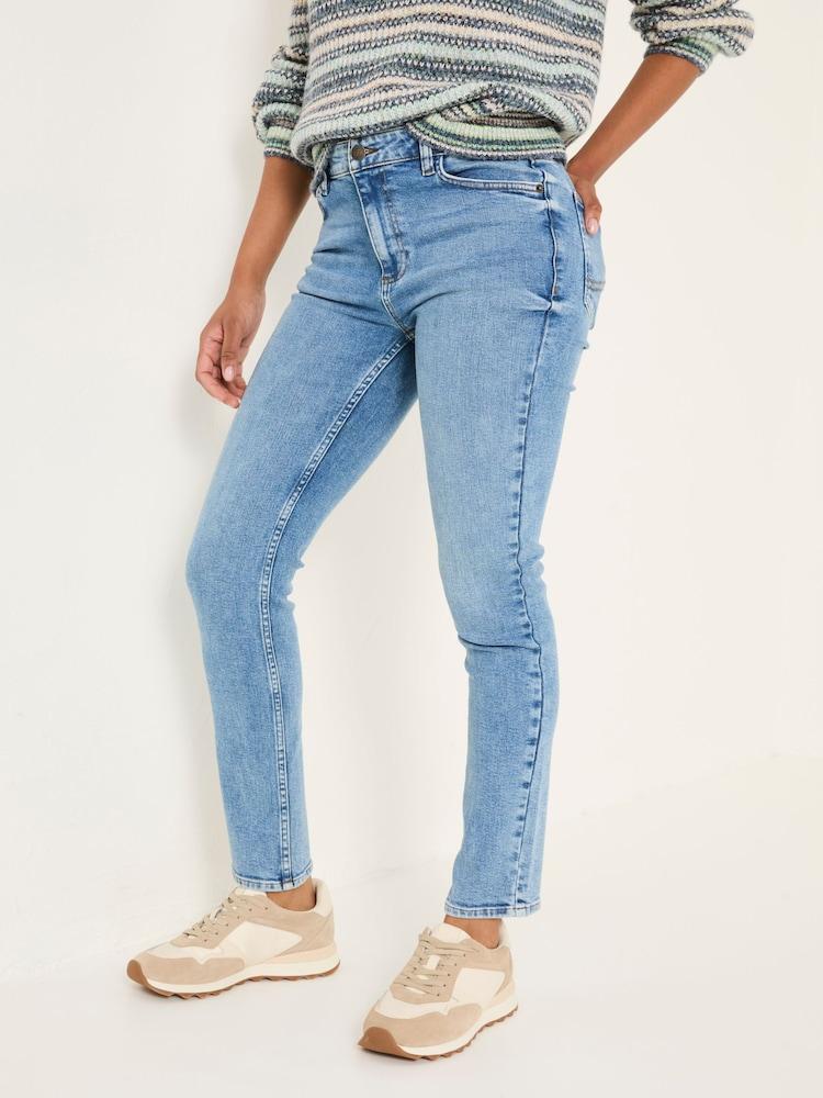 Fat Face Sway Light Vintage Blue Slim Jeans