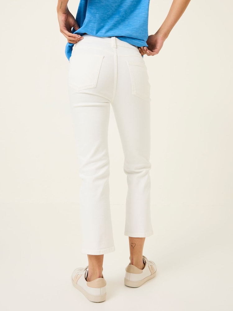Fat Face Sway White Cropped Jeans