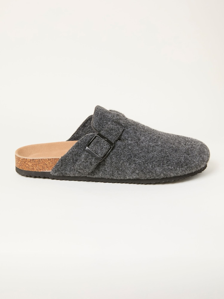 Fat Face Sydney Grey House Slipper