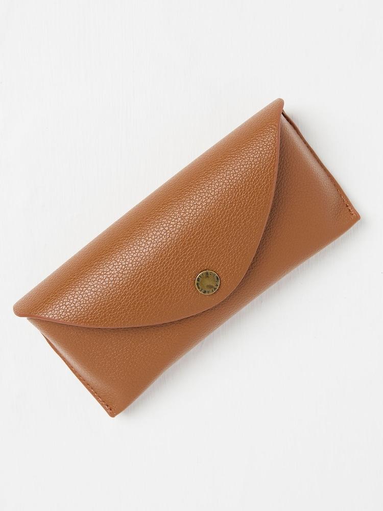 Fat Face Tan Brown Sunglasses Case