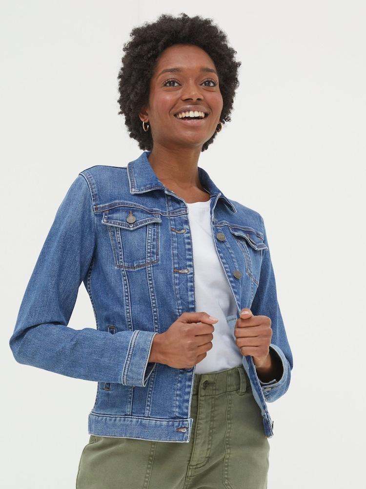 Fat Face Tasha Blue Denim Jacket