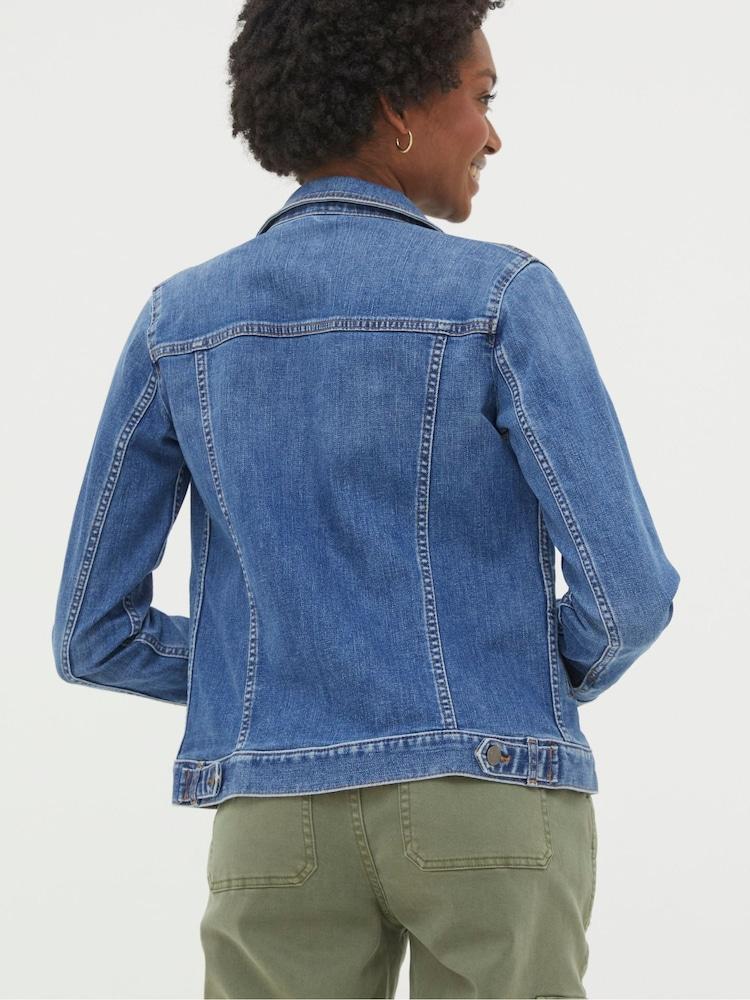Fat Face Tasha Blue Denim Jacket