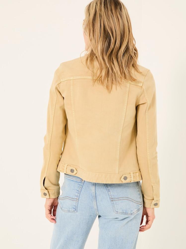 Fat Face Tasha Dark Yellow Denim Jacket