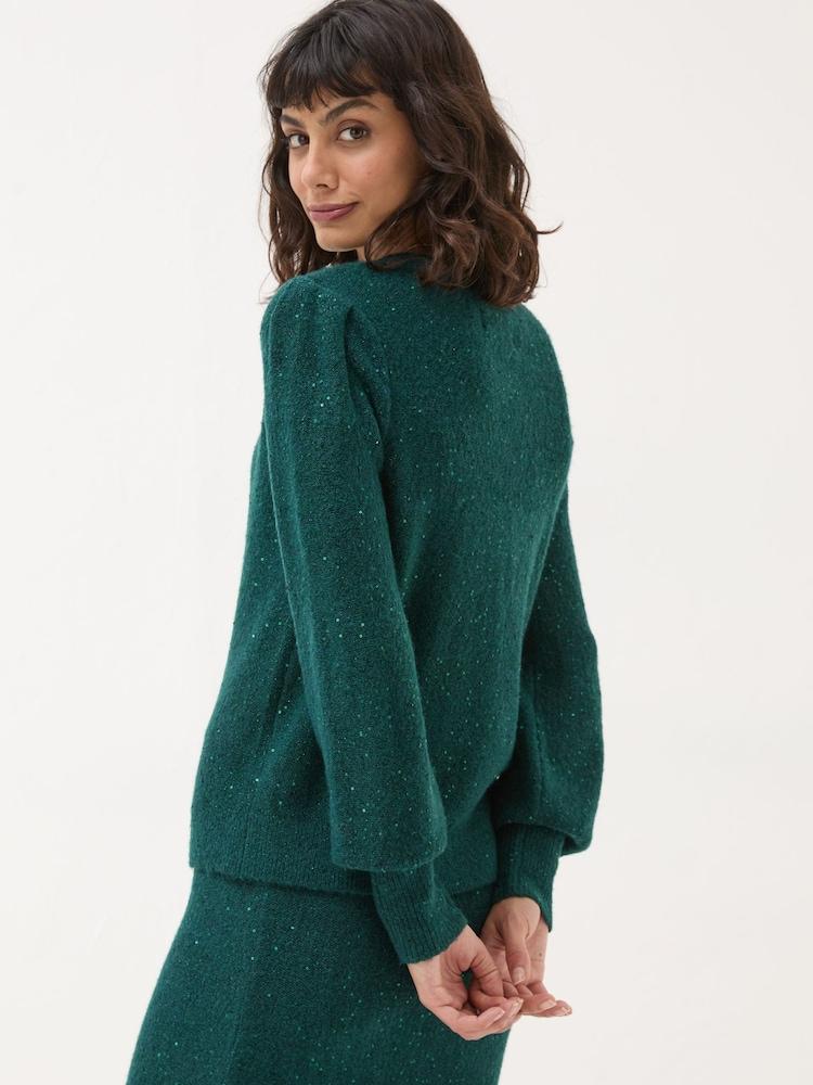 Fat Face Teal Green Jasmine Jumper
