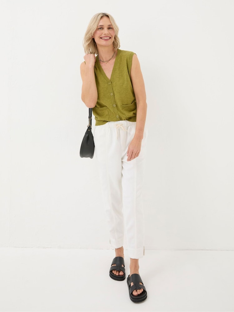 Fat Face Theodora Green Knit Tank