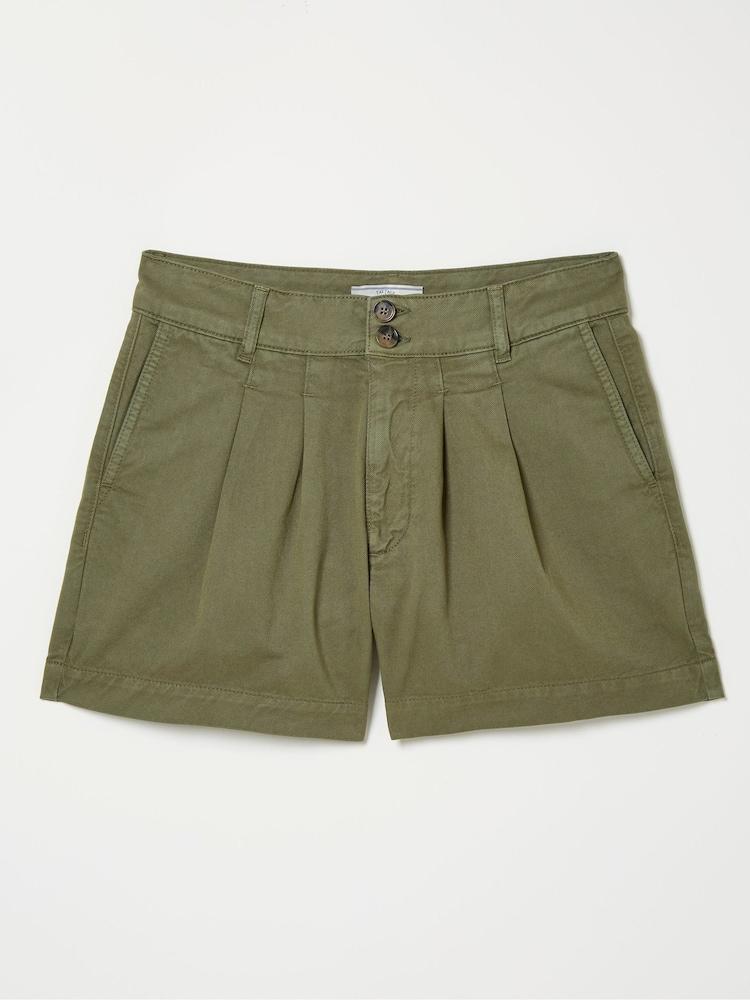 fat face Tia Green Twill Shorts