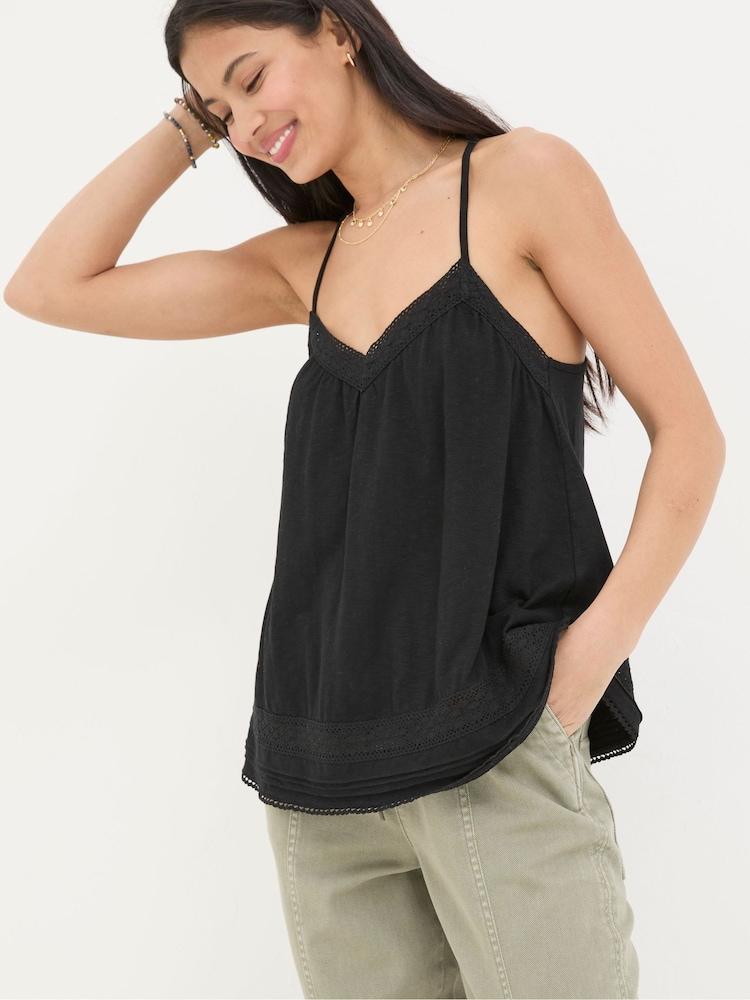 Fat Face Tina Black Cami
