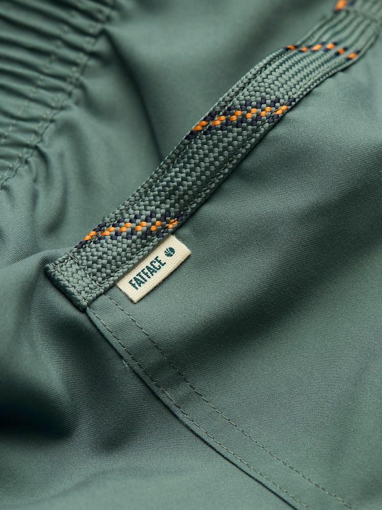 fat face Trevose Khaki Green Swim Shorts