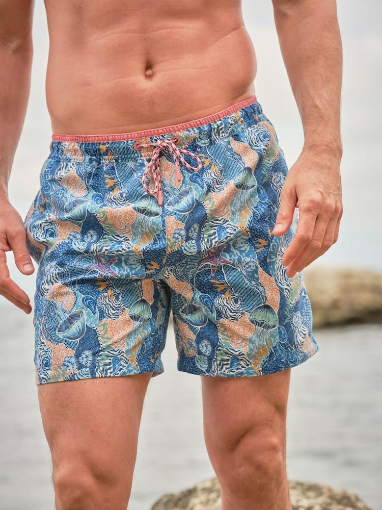 Fat Face Trevose Multi MCS Swim Shorts