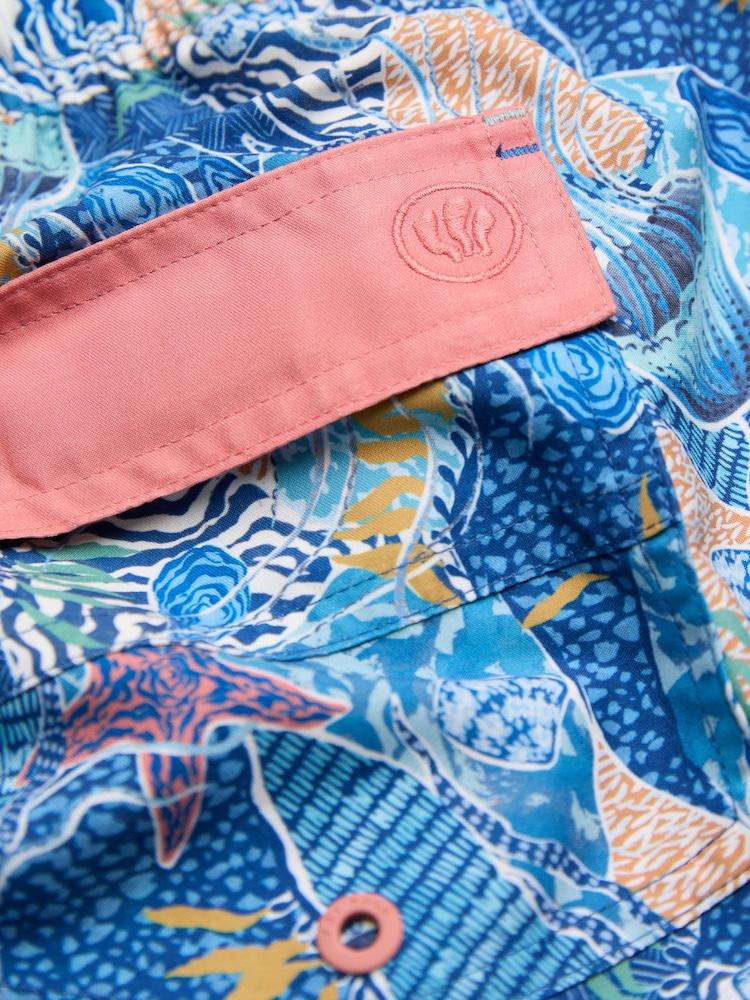 fat face Trevose Multi MCS Swim Shorts