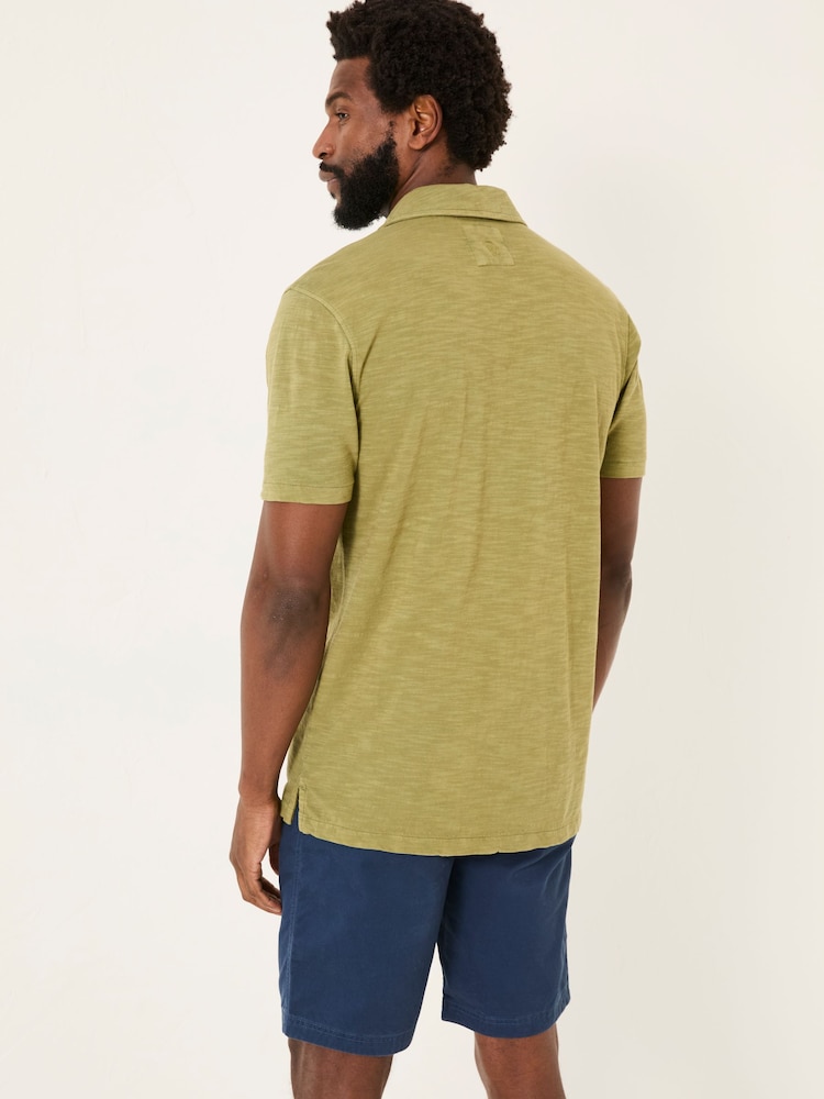 Fat Face Truro Green Jersey Shirt