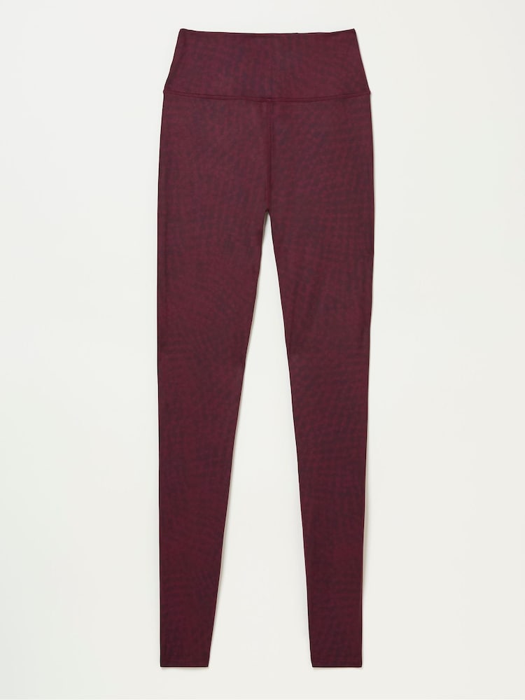 fat face Venus Burgundy Red Printed Leggings