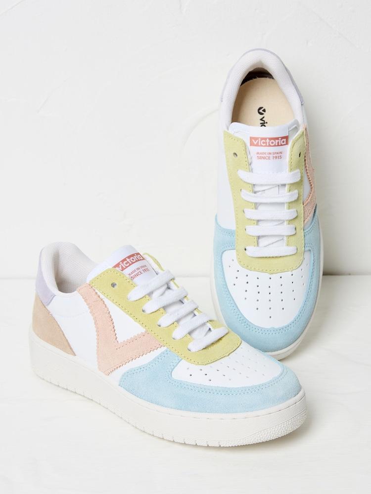 Fat Face Victoria Madrid Blue Multi Trainers