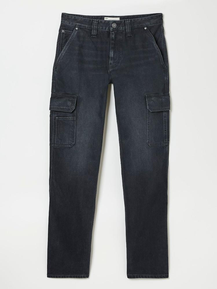 fat face Vintage Black Cargo Jeans