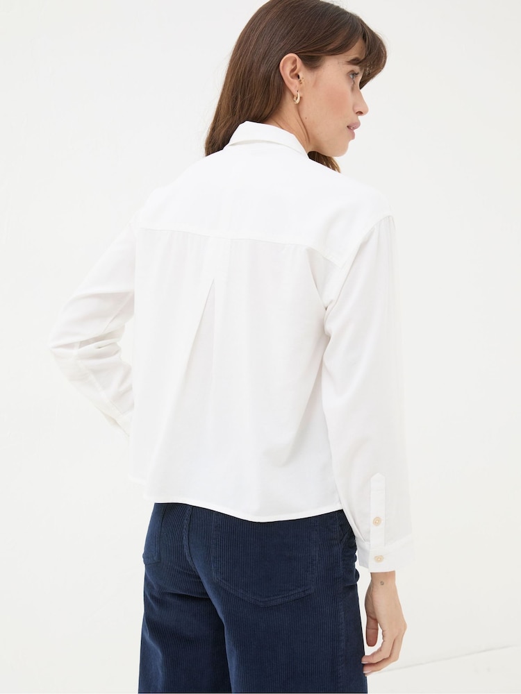 Fat Face Vivienne White Shirt