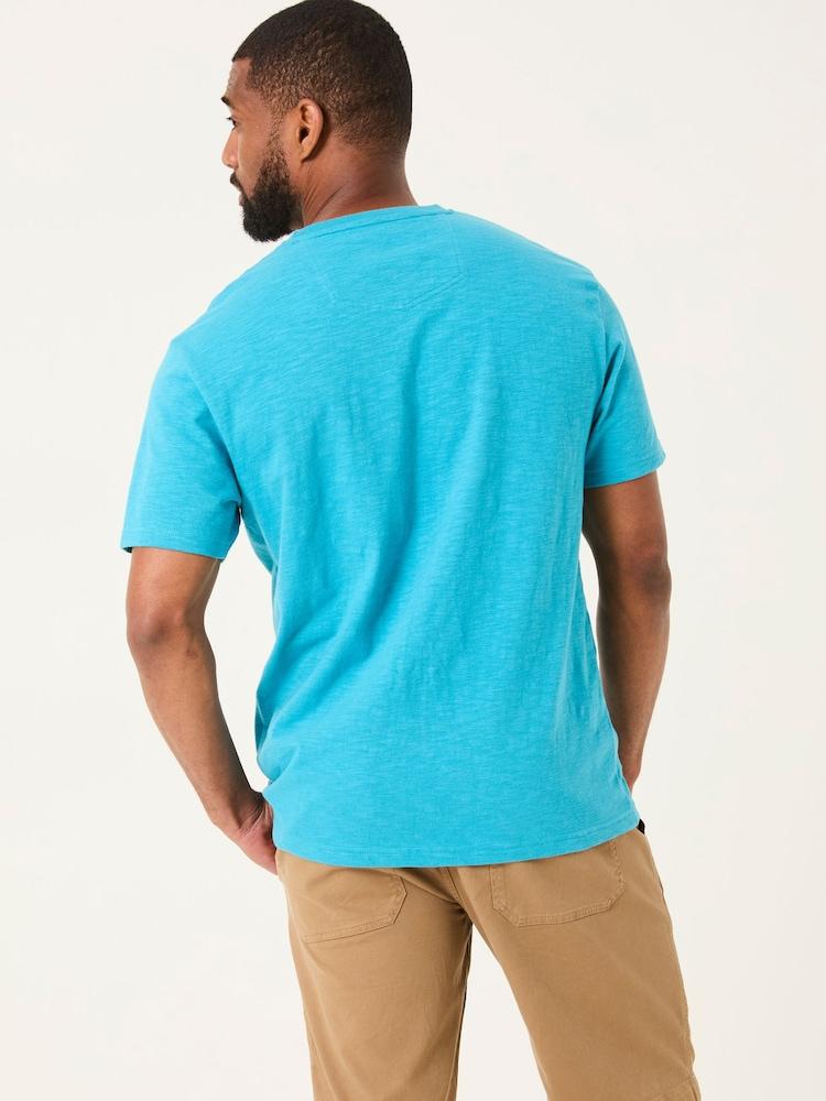 Fat Face VW Bright Blue Short Sleeve T-Shirt