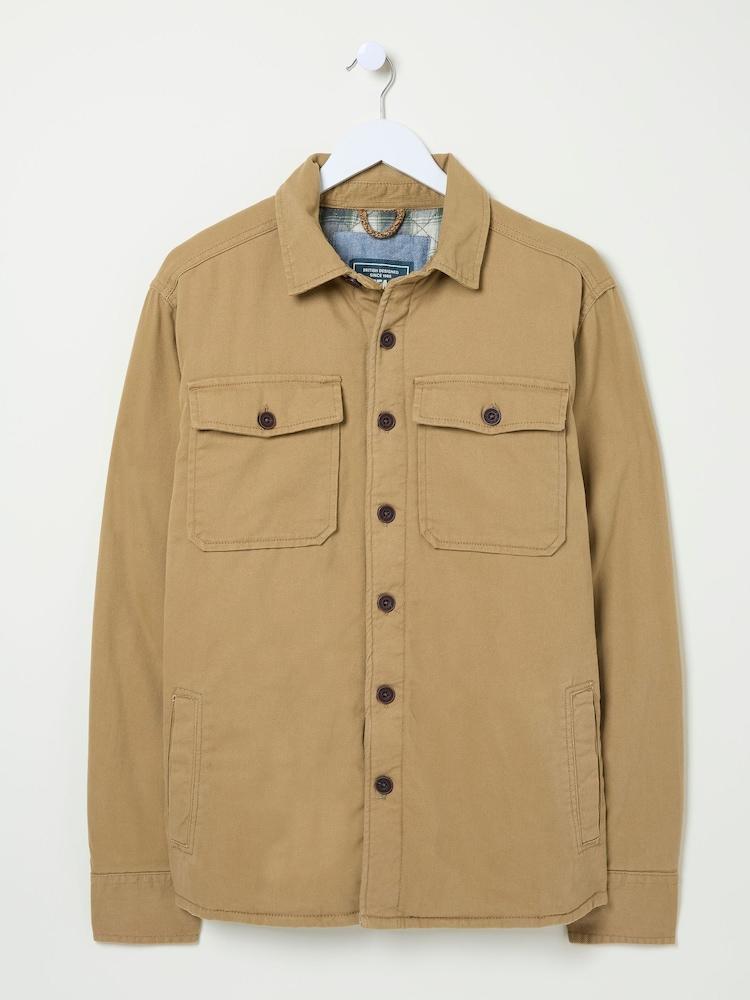 fat face Walderton Beige Overshirt