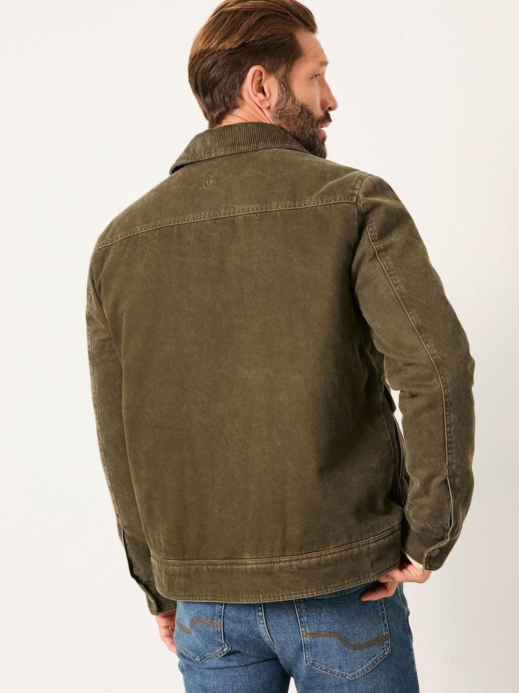 Fat Face Warton Khaki Green Two Pocket Jacket