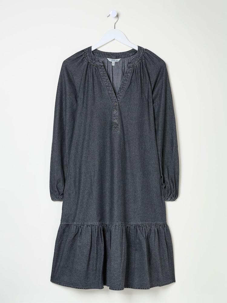 fat face Washed Black Evi Dress